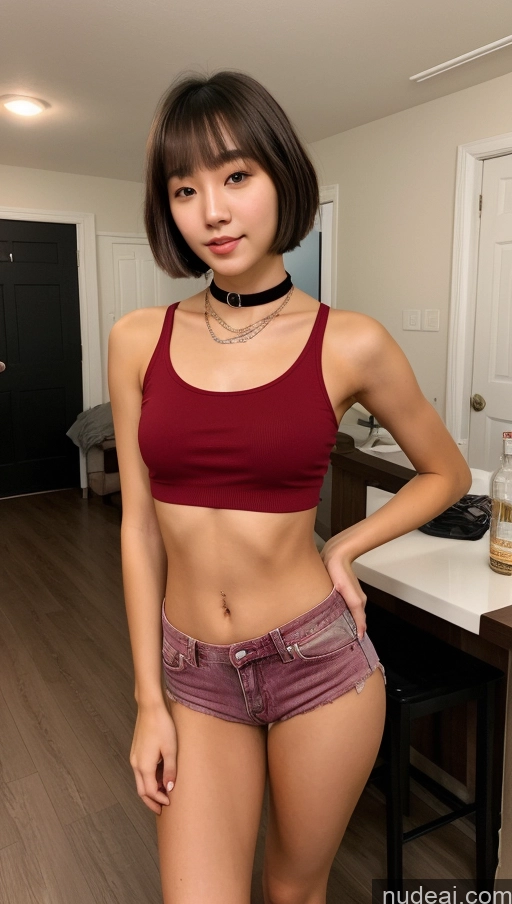 related ai porn images free for Small Tits Beautiful Skinny Small Ass 18 Brunette Short Hair Choker Party Partially Nude Tank Top Daisy Dukes Sorority Korean