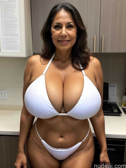 related ai porn images free for Milf One Busty Huge Boobs Tanned Skin 70s Front View Microkini Thong Lab Coat Professor Brazilian