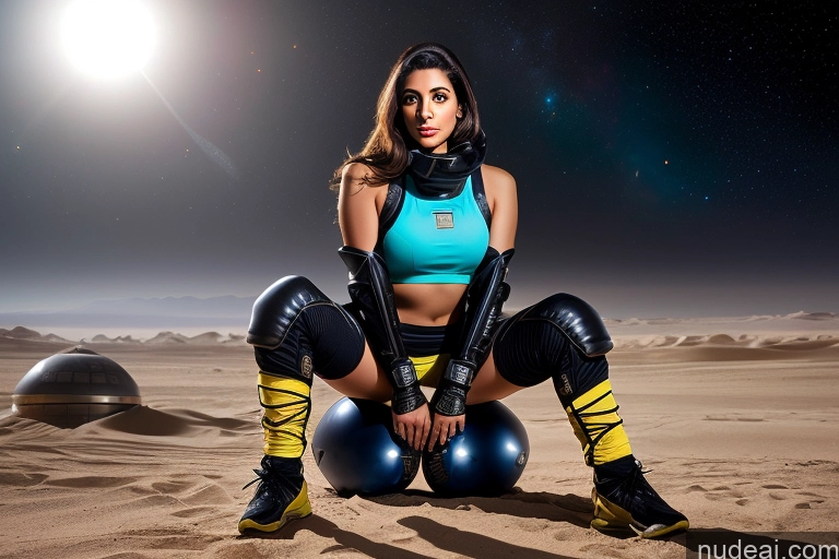 related ai porn images free for Brunette Arabic Space Suit Sports Bra Sci-fi Armor