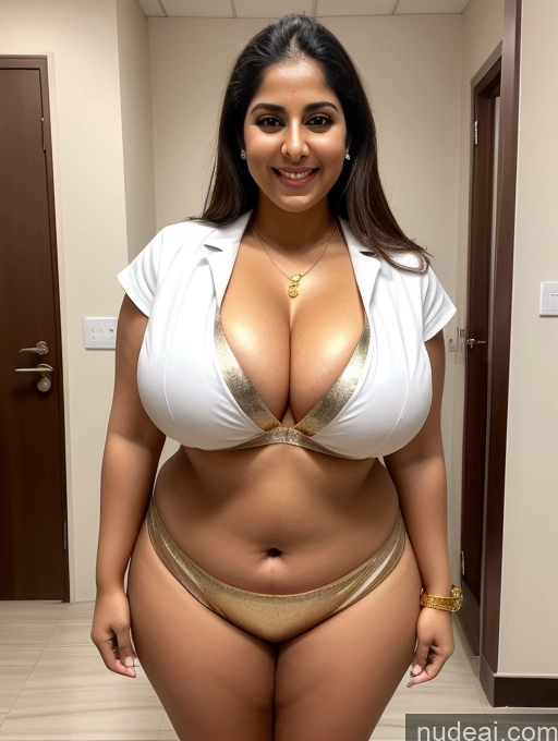 related ai porn images free for Huge Boobs Big Ass Big Hips 30s Gold Jewelry Skinny Abs Happy Indian Hospital Doctor Detailed Cleavage Muffin Top