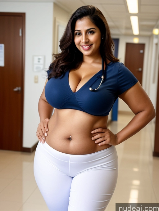 related ai porn images free for Huge Boobs Big Ass Big Hips 30s Skinny Abs Happy Indian Hospital Doctor Detailed Cleavage Muffin Top