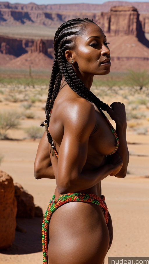 related ai porn images free for Bodybuilder One Braided Desert African Muscular 70s Nude Side View Traditional Shocked