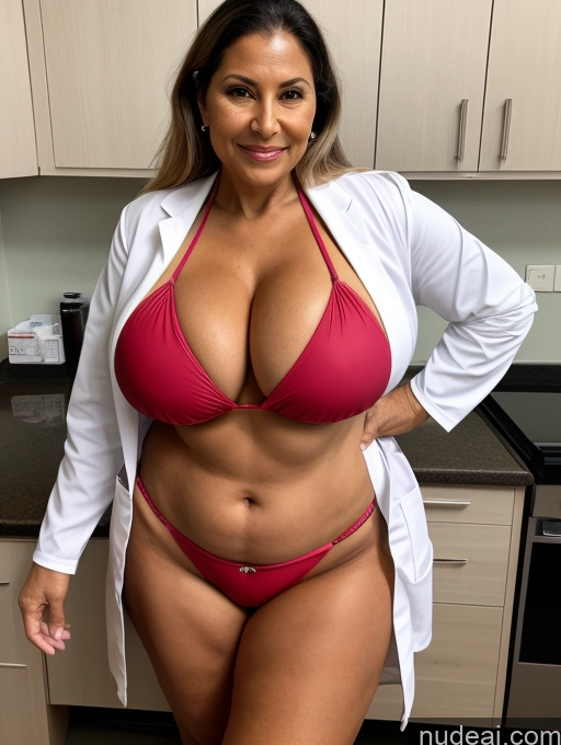 related ai porn images free for Milf One 70s Front View Busty Huge Boobs Tanned Skin Microkini Thong Lab Coat Professor Brazilian