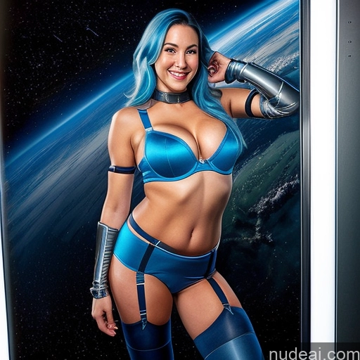 related ai porn images free for Small Tits Perfect Boobs Perfect Body 30s Happy Blue Hair Suspender Belt Push-up Bra Sci-fi Armor Space Suit One Athlete