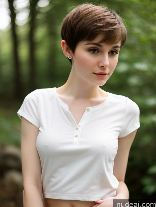 related ai porn images free for Small Tits Beautiful Skinny Fairer Skin 18 Brunette Russian Close-up View Shirt Pixie