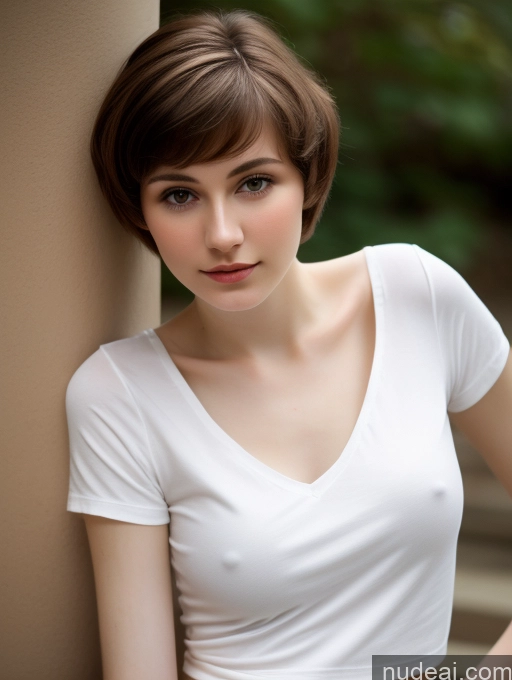 related ai porn images free for Small Tits Beautiful Skinny Fairer Skin 18 Brunette Russian Close-up View Shirt Pixie