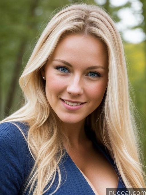 ai nude image of a close up of a woman with long blonde hair and blue dress pics of Western Scandinavian Huge Boobs 18 Laughing Sexy Face Boots Short Beautiful Skinny Shocked Cleavage Detailed