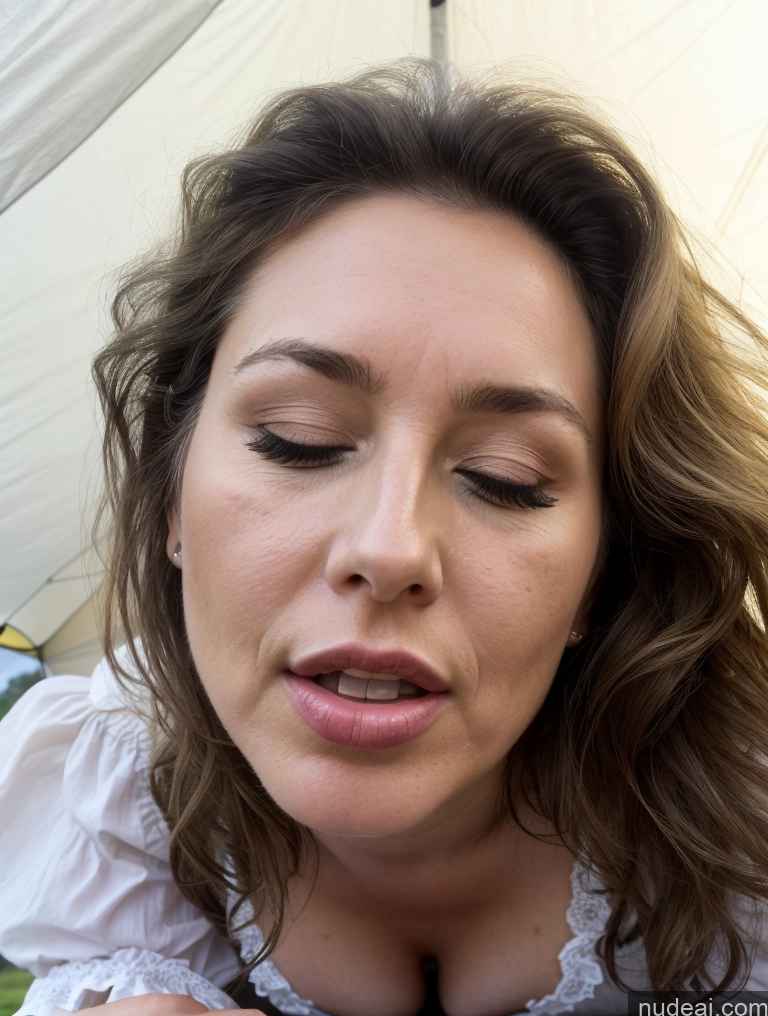 ai nude image of there is a woman that is holding a cell phone in her hand pics of Milf One Huge Boobs Perfect Boobs Lipstick Big Ass Thick Big Hips Brunette Messy Dutch Skin Detail (beta) Tent Close-up View Dirndl Detailed Ahegao 20s Orgasm On Back