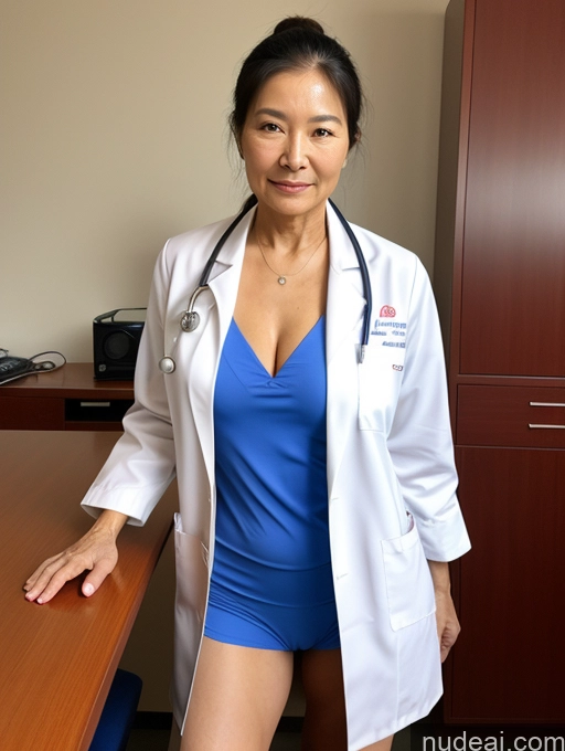 related ai porn images free for Perfect Boobs Perfect Body Ponytail Chinese Doctor Lab Coat Cleavage Partially Nude Detailed Sexy Face Two 80s Sorority