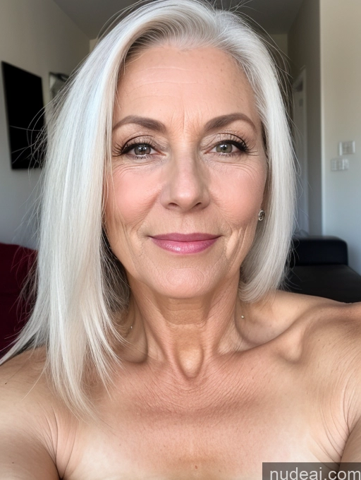 related ai porn images free for Milf Beautiful Sexy Face White Hair Long Hair Close-up View Detailed 60s