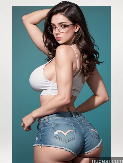 related ai porn images free for Athlete Busty Beautiful Glasses Big Ass Thick Big Hips Long Hair Brunette White Daisy Dukes Detailed 20s