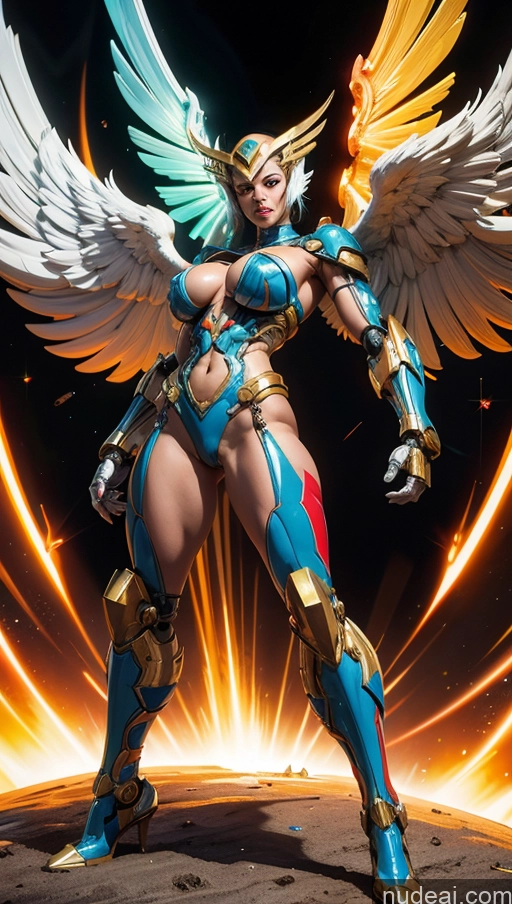 related ai porn images free for Perfect Boobs Hawkgirl Several Powering Up Bodybuilder Science Fiction Style SSS: A-Mecha Musume A素体机娘