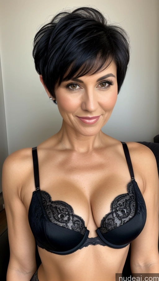 related ai porn images free for Milf Detailed Black Hair Pixie Bra