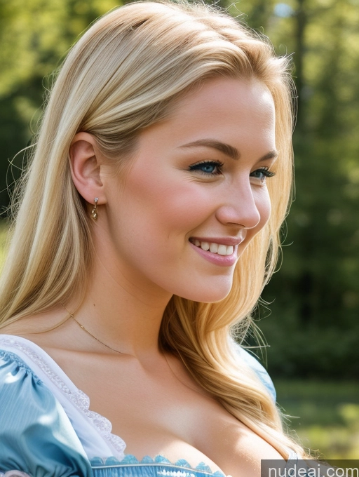 related ai porn images free for Huge Boobs Perfect Body 18 Happy Sexy Face Blonde Scandinavian Dirndl Medieval Cleavage Bright Lighting Side View