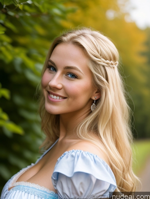 related ai porn images free for Huge Boobs Perfect Body 18 Happy Sexy Face Blonde Scandinavian Dirndl Medieval Cleavage Bright Lighting Side View