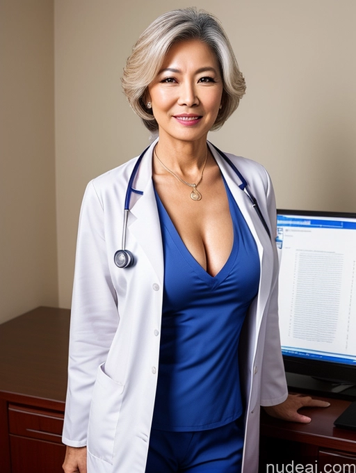 related ai porn images free for Woman 60s Asian Doctor Cleavage Detailed Sexy Face