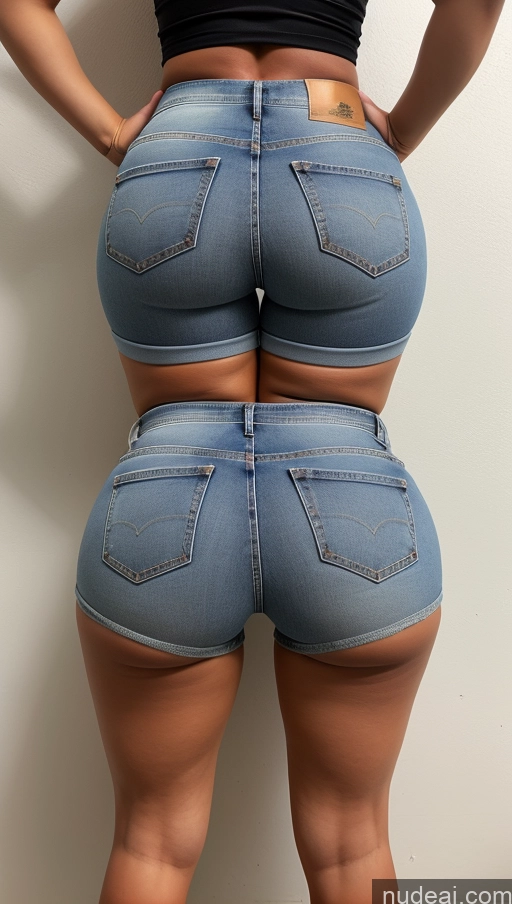 related ai porn images free for Big Ass Big Hips Athlete Jeans Short Shorts Back View