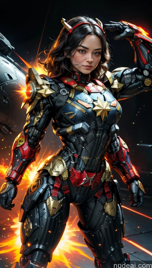 related ai porn images free for EdgHalo_armor, Power Armor, Wearing EdgHalo_armor, Captain Marvel Powering Up Science Fiction Style Space Abs SSS: A-Mecha Musume A素体机娘