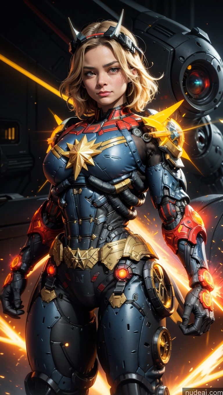 related ai porn images free for EdgHalo_armor, Power Armor, Wearing EdgHalo_armor, Captain Marvel Powering Up Science Fiction Style Space Abs SSS: A-Mecha Musume A素体机娘