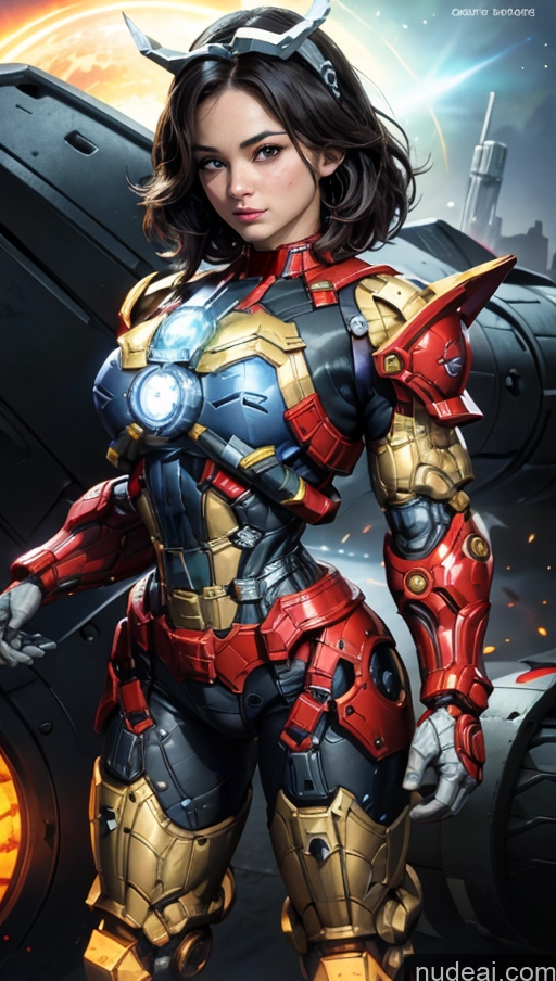 related ai porn images free for EdgHalo_armor, Power Armor, Wearing EdgHalo_armor, Captain Marvel Powering Up Science Fiction Style Space Abs SuperMecha: A-Mecha Musume A素体机娘