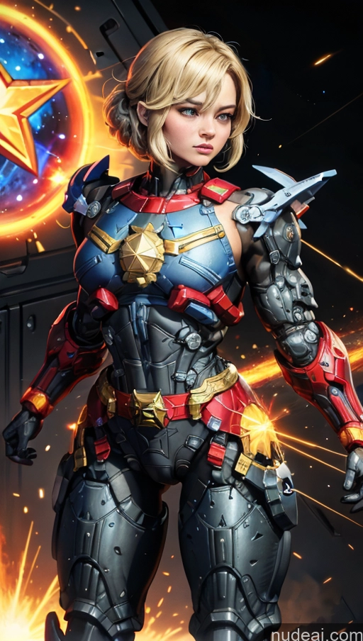 related ai porn images free for EdgHalo_armor, Power Armor, Wearing EdgHalo_armor, Captain Marvel Powering Up Science Fiction Style Space Abs SuperMecha: A-Mecha Musume A素体机娘