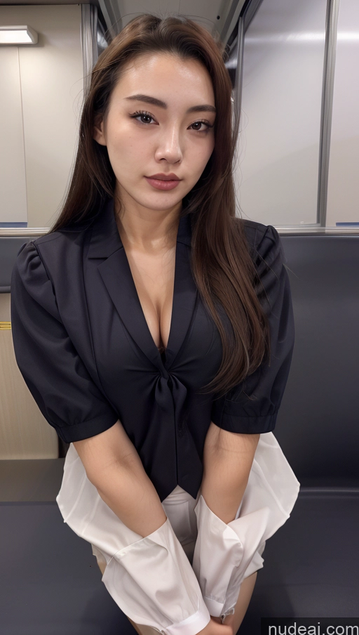 related ai porn images free for Sorority Skinny 18 Serious Japanese Train Close-up View Downblouse: 俯身露乳 JK Uniform Cleavage Detailed Busty