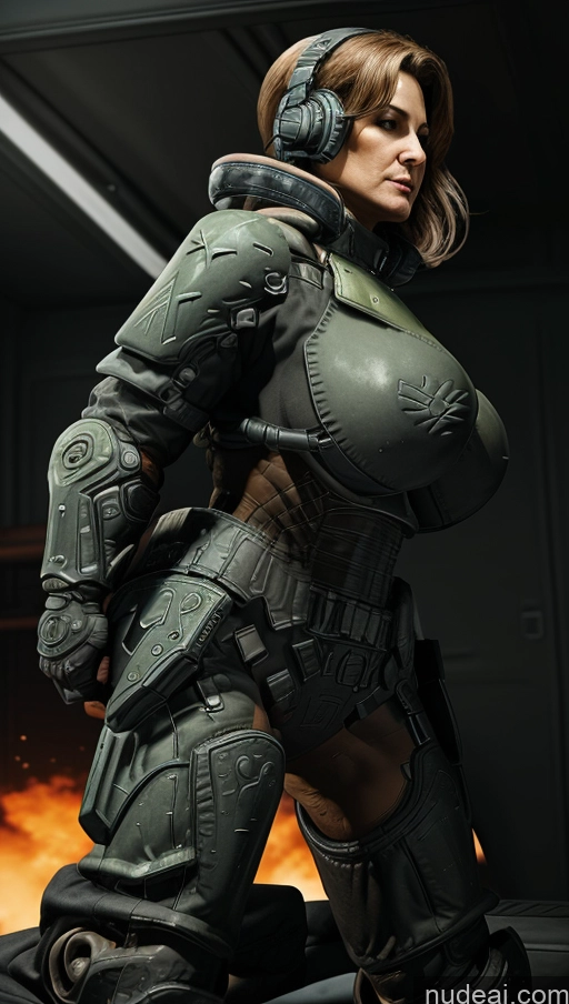 related ai porn images free for Milf Several Huge Boobs Big Ass Big Hips Long Legs 60s Cleavage Partially Nude Dark Lighting Sexy Face EdgHalo_armor, Power Armor, Wearing EdgHalo_armor, Spreading Legs Side View