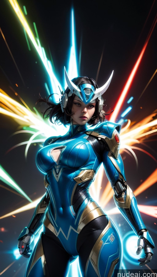 related ai porn images free for Several Israel Superhero Abs Perfect Boobs Powering Up Science Fiction Style Dynamic View SSS: A-Mecha Musume A素体机娘 Neon Lights Clothes: Blue Superheroine Muscular