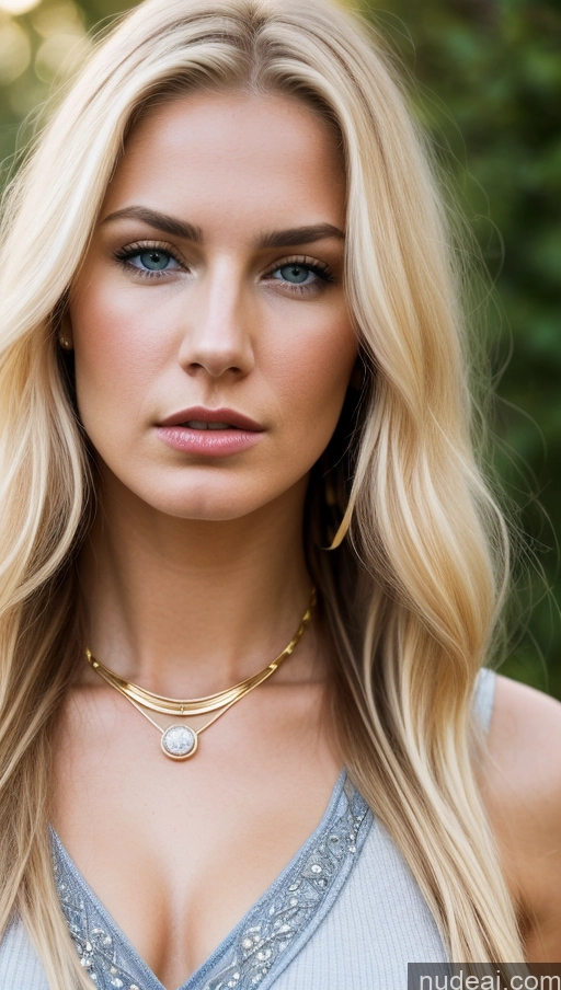 ai nude image of blonde woman with blue eyes and a necklace with a crescent pics of Perfect Body Pubic Hair Lipstick Blonde Long Hair Scandinavian Diamond Jewelry Gold Jewelry Pearl Jewelry 18 Angry Busty Tank Top