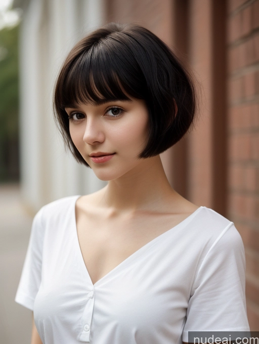 related ai porn images free for Small Tits Beautiful Skinny 18 Russian Short Hair Close-up View Shirt Black Hair