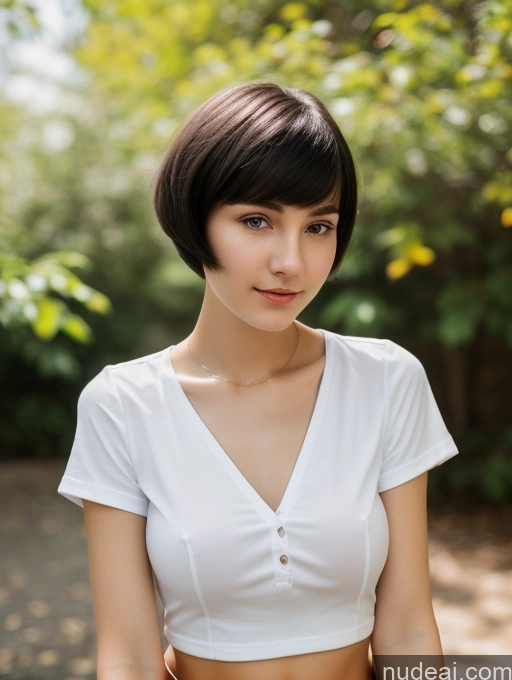 related ai porn images free for Small Tits Beautiful Skinny 18 Russian Short Hair Close-up View Shirt Black Hair