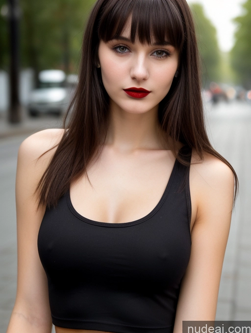 related ai porn images free for 18 Small Tits Skinny Beautiful Russian Close-up View Goth Brunette Tank Top Street Lipstick Bangs