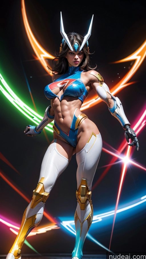 related ai porn images free for Superheroine Perfect Boobs Muscular Abs Perfect Body Several Superhero Powering Up SSS: A-Mecha Musume A素体机娘 Science Fiction Style Dynamic View