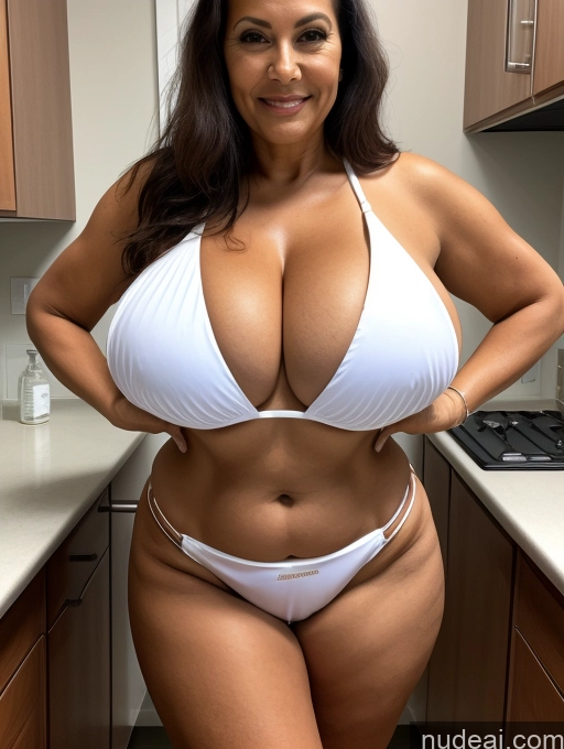 related ai porn images free for Milf 70s One Busty Huge Boobs Tanned Skin Front View Microkini Thong Brazilian Lab Coat Professor