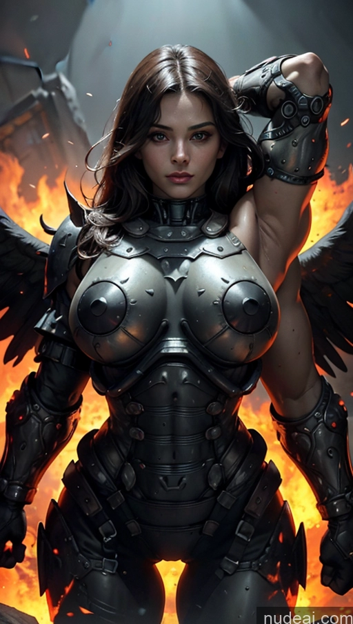 related ai porn images free for Several Busty Muscular Abs Perfect Body Bright Lighting Surrealist Hell Woman EdgHalo_armor, Power Armor, Wearing EdgHalo_armor,