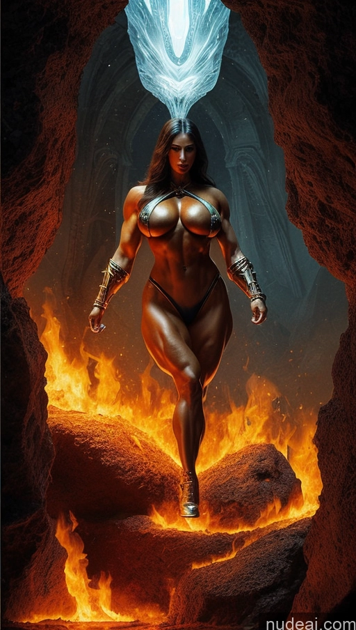 related ai porn images free for Several Busty Muscular Abs Perfect Body Bright Lighting Surrealist Bodybuilder Hell Knight