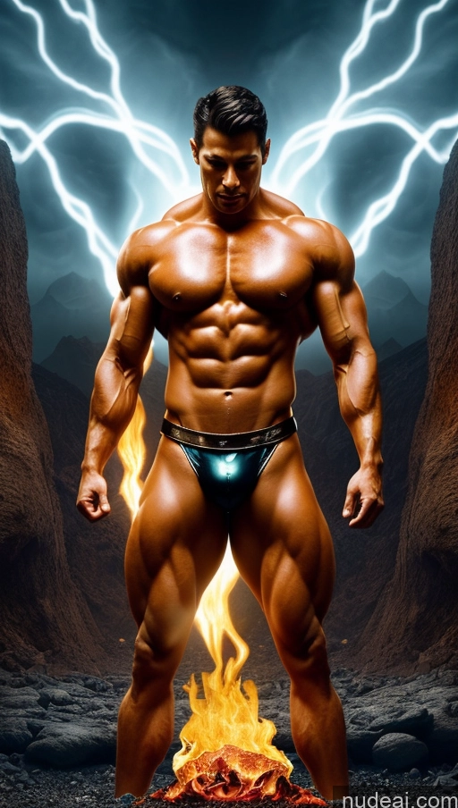 related ai porn images free for Several Busty Muscular Abs Perfect Body Bright Lighting Surrealist Bodybuilder Hell Power Rangers