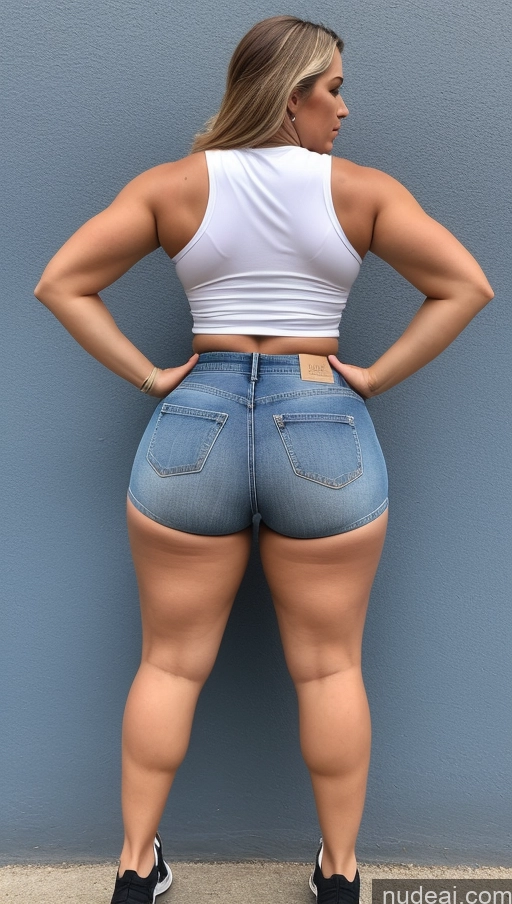 related ai porn images free for Athlete Big Hips Big Ass Jeans Short Shorts