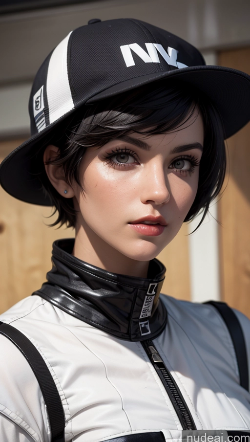 related ai porn images free for Fallout Perfect Boobs Close-up View Hat Black Hair Short Hair Dutch Race Driver