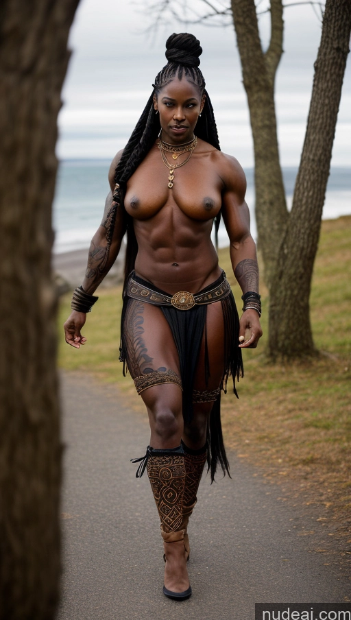 ai nude image of arafed woman walking down a path with a large bushy body pics of Muscular Abs Ginger Viking Dark Skin Tattoos 70s Oiled Body Bodybuilder Long Legs Black Small Tits Tall Pubic Hair Braided Nude Thick Working Out Traditional Vampire Goth