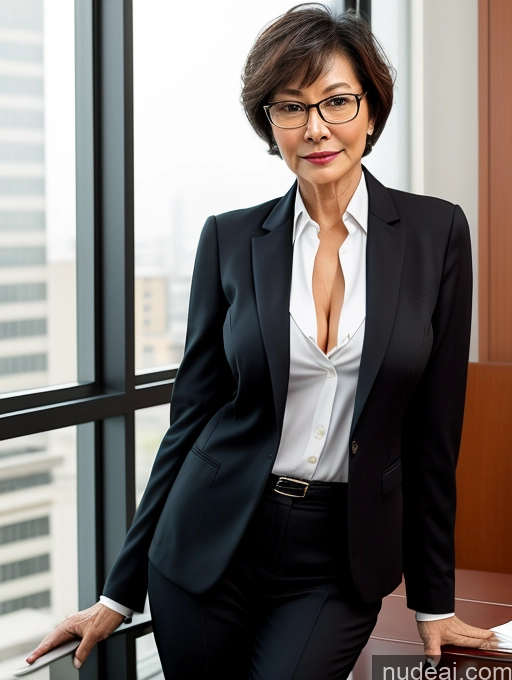 related ai porn images free for Milf Perfect Boobs Beautiful Glasses Perfect Body Short Hair Chinese Office Blouse Casual Professor Stylish Suit Cleavage Dark Lighting Detailed Sexy Face 70s Partially Nude