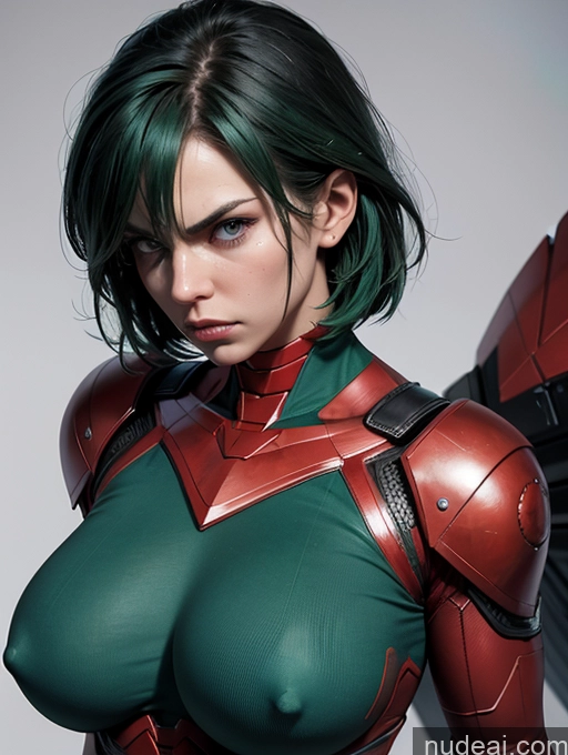 related ai porn images free for Superheroine Muscular Skinny Small Tits Huge Sagging Breasts 40s Serious Angry Green Hair Bangs Sci-fi Armor Spandex Powering Up Alternative Superhero