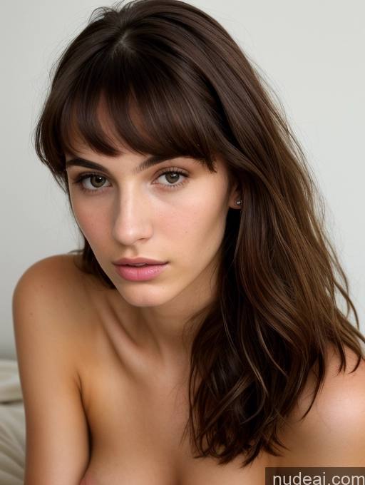 related ai porn images free for Model Skinny Small Tits Beautiful 18 Serious Brunette Bangs Jewish Bedroom Nude Bright Lighting Close-up View