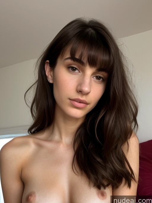 related ai porn images free for Model Skinny Small Tits Beautiful 18 Serious Brunette Bangs Jewish Bedroom Nude Bright Lighting Close-up View