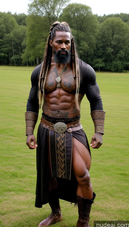 related ai porn images free for Bodybuilder Tattoos Muscular Abs Thick Pirate Viking Traditional Braided African 70s Goth