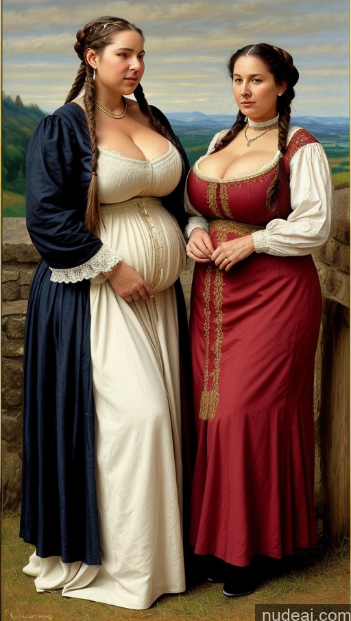 related ai porn images free for Milf Two Huge Boobs Perfect Boobs Big Ass Fat Long Legs Pubic Hair 50s Braided British Painting Front View Medieval Traditional Victorian Cleavage Hairy Women