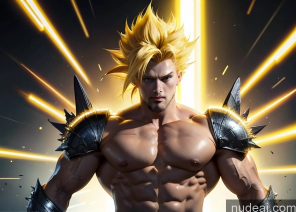 related ai porn images free for Several Bodybuilder Busty Muscular Abs Super Saiyan Super Saiyan 3 Surrealist Sci-fi Armor Neon Lights Clothes: Yellow Powering Up Battlefield Heat Vision