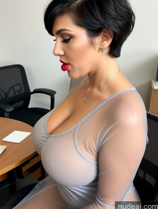 related ai porn images free for Nightgown Transparent Simple Sexy Face Perfect Boobs Pixie Black Hair Chubby Blowjob Casual 70s Side View Lipstick Office