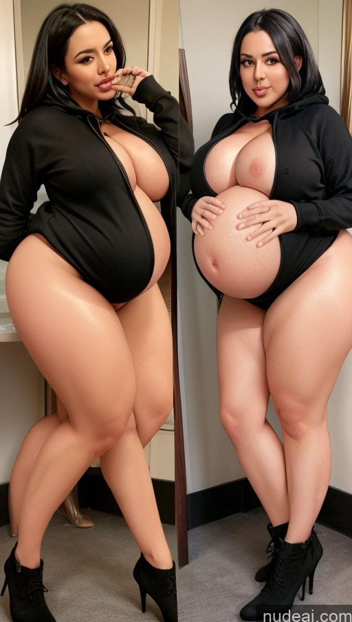 related ai porn images free for Busty Big Ass Fat Big Hips Long Hair Pregnant 18 Black Hair 3d Belly Inflation, Cuminflation, Overeating Huge Boobs British Naked Hoodie 裸体卫衣 Sexy Attire Temptation