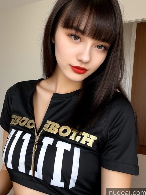 related ai porn images free for Small Tits Beautiful Lipstick Skinny 18 Black Hair Bangs Close-up View Shirt Russian Sorority